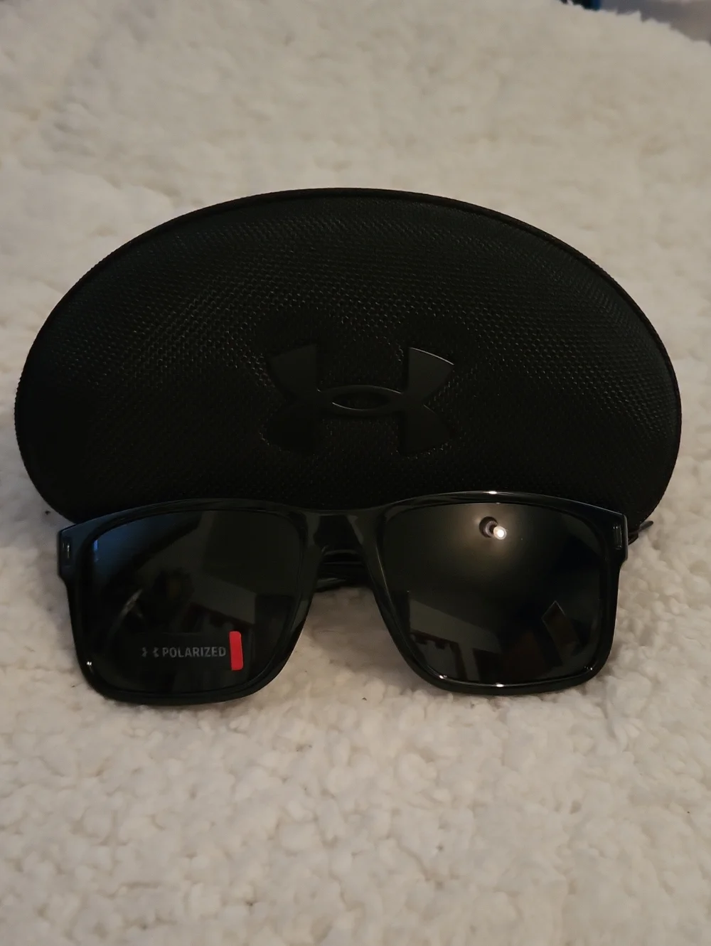Under Armour UA Assist Polarized Sports Sunglasses Black (New In Box/Case)